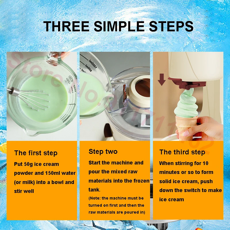 220 В бытовая машина для мягкого мороженого автоматическая приготовления сделай