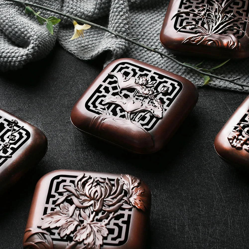 Держатели для благовоний Винтажный дизайн конусная печь сандаловая катушка