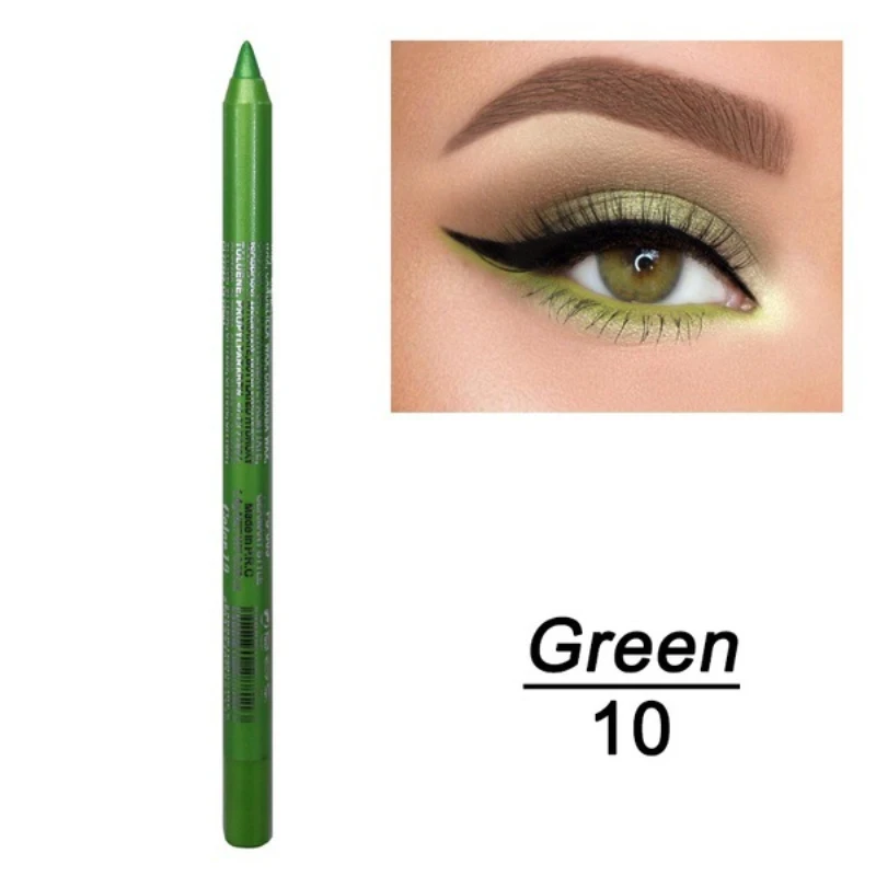 Прозрачный Новая матовая подводка для глаз жемчужная водостойкая прочная тени для век инструменты для макияжа не для девочек цветущие тени для век TSLM2 - Цвет: Прозрачный
