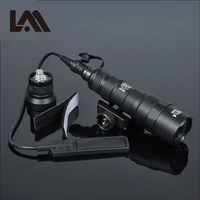 tactical m300 m300b mini scout light outdoor rifle hunting flashlight military weapon light led arme lanterna fit 20mm rail