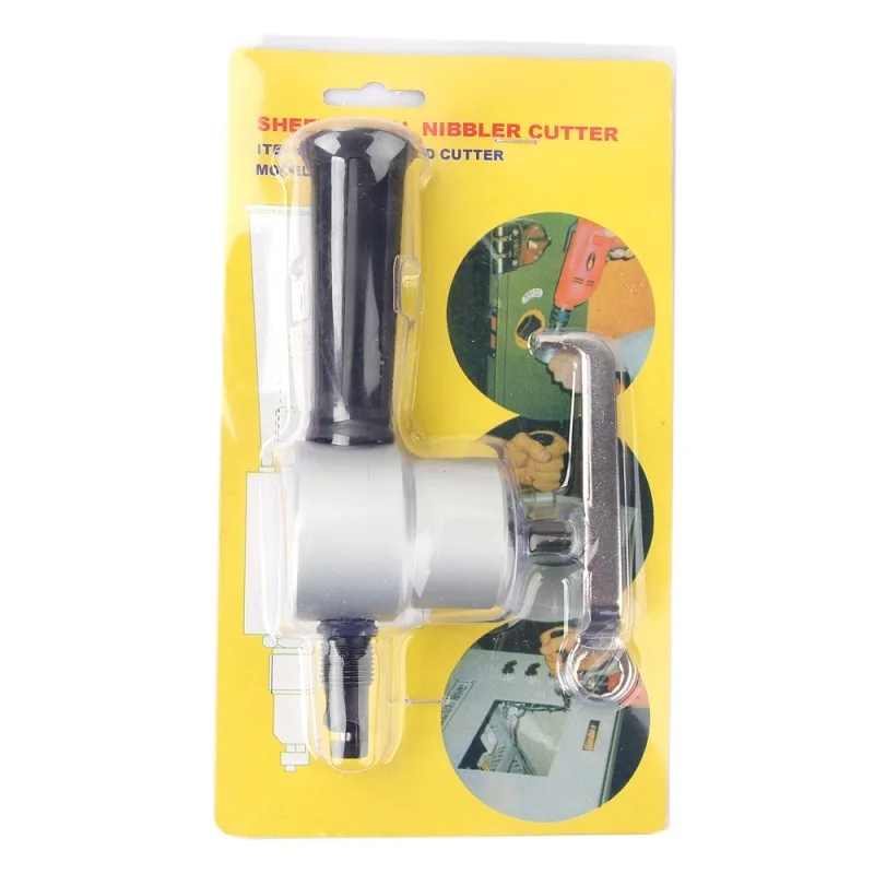 

Electric Sheet Metal Cutting Double Head Nibbler Blade Saw Cutter Tool Drill Accessory Machine Punching Shears Modification