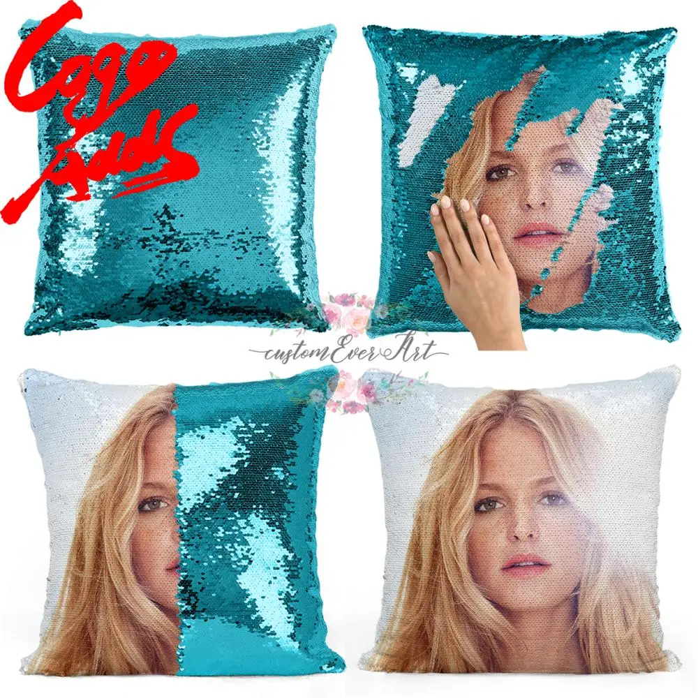 

Erin Heatherton sequin pillow | sequin Pillowcase | Two color pillow | gift for her | gift for him | pillow | magic pillow