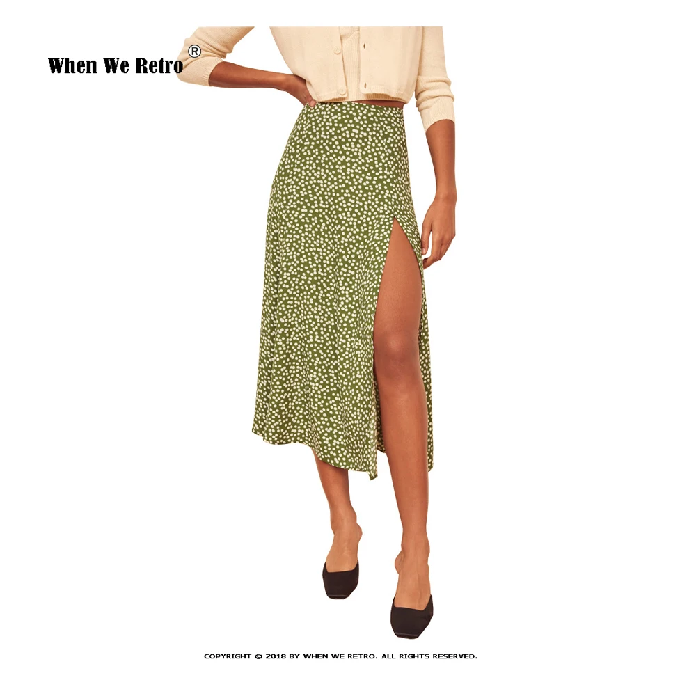 

Sexy Leopard Print Summer Skirt Women Split High Waist Floral Skirts Fashion Tight Open Beach Wraps Casual Skirts VD2088