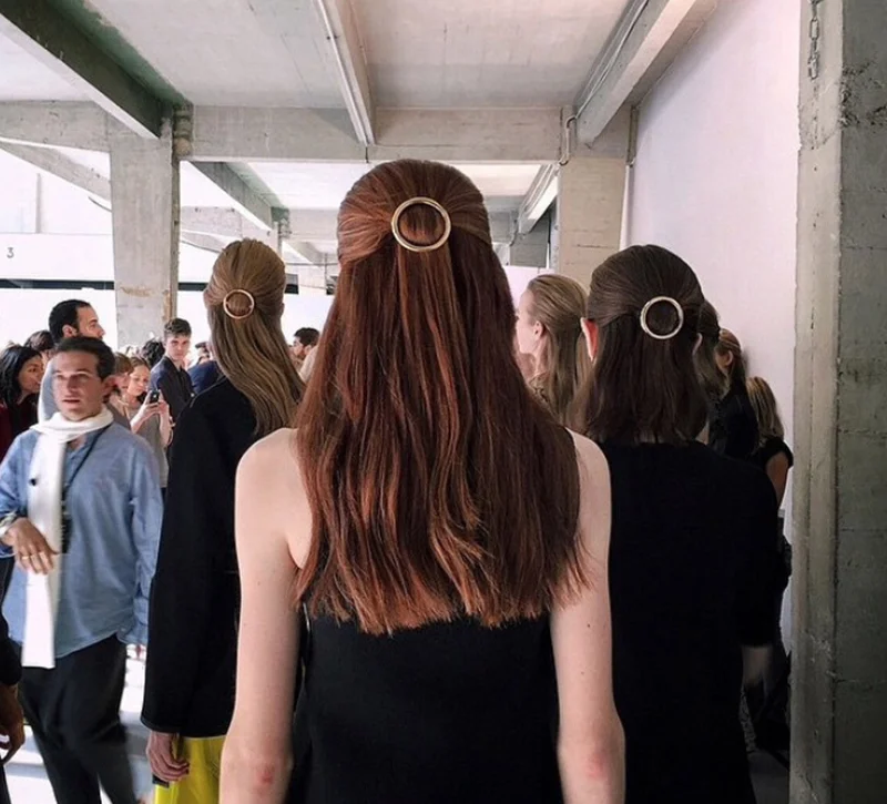 1 шт. Модные женские заколки для волос девочек звезда сердце бабочка круг заколка