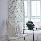 Плотные шторы в американском сельском стиле с цветочным принтом, для гостиной, столовой, спальни, современные и простые
