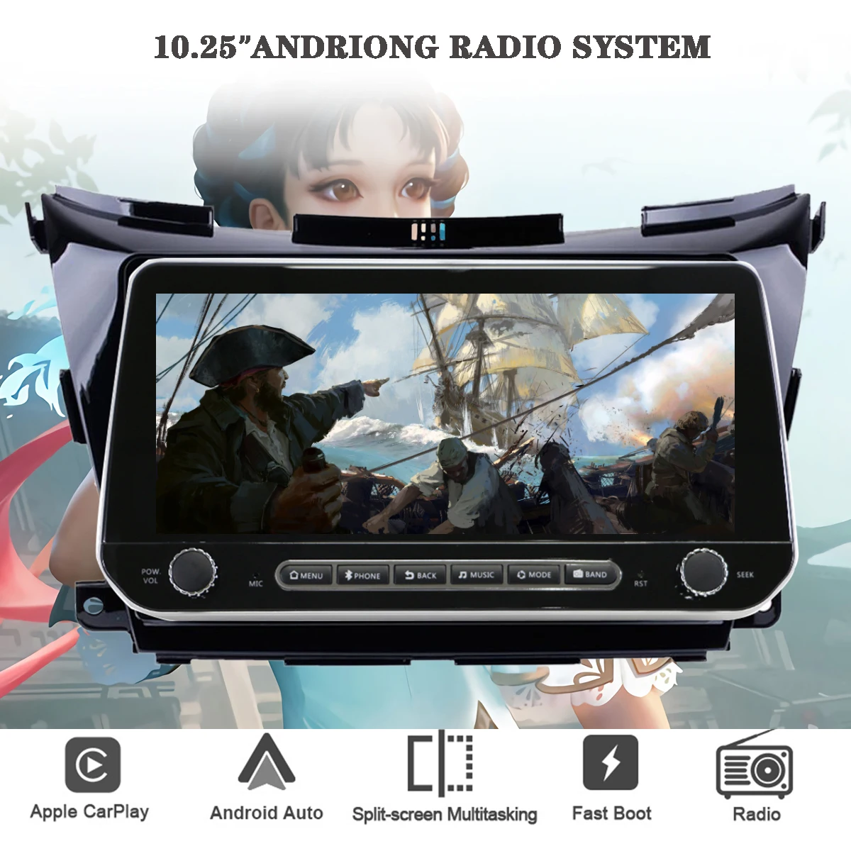 10 25 &quotAndroid 8G + 128G автомобильный DVD-радио FM AM GPS навигатор плеер для Nissan Murano 2014-2020