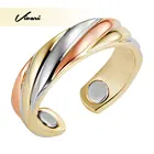 Vivari женское 100% чистое медь магнитное многоцветное регулируемое кольцо модные аксессуары