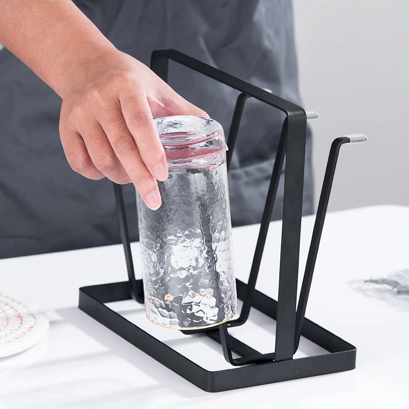 Подставка для сушки стаканов подставка пивных 6 нескользящая из нержавеющей