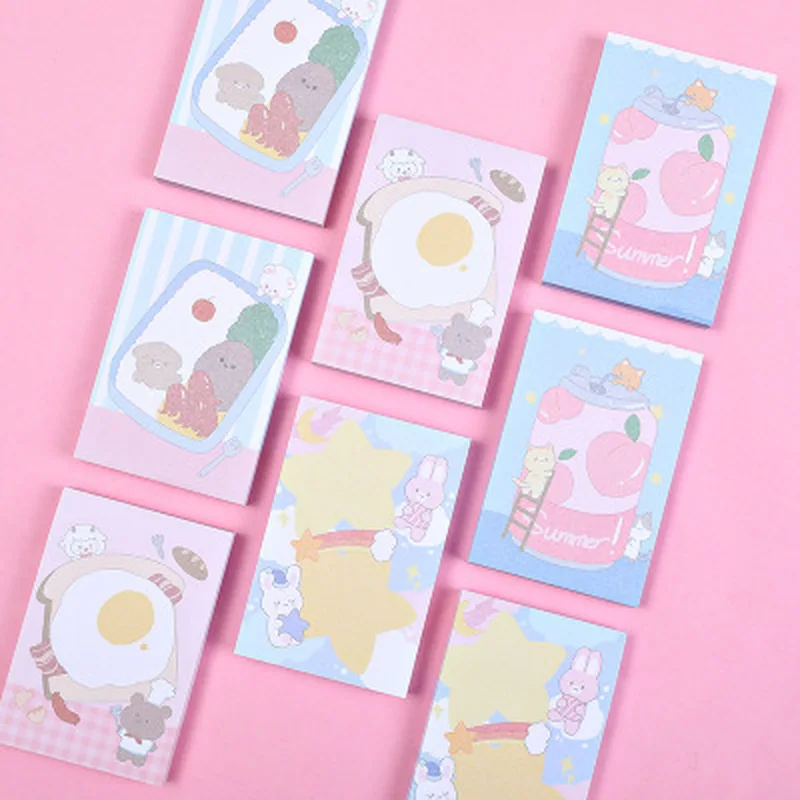 

Симпатичная мультяшная записная книжка в виде медведя, новинка, канцелярские принадлежности для учеников, записная книжка N Times, наклейки дл...