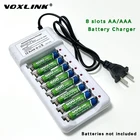 Зарядное устройство VOXLINK Ni-mh для батарей ААААА, многофункциональные Зарядные устройства с вилкой для ЕС, 8 ячеек, для микрофона с дистанционным управлением