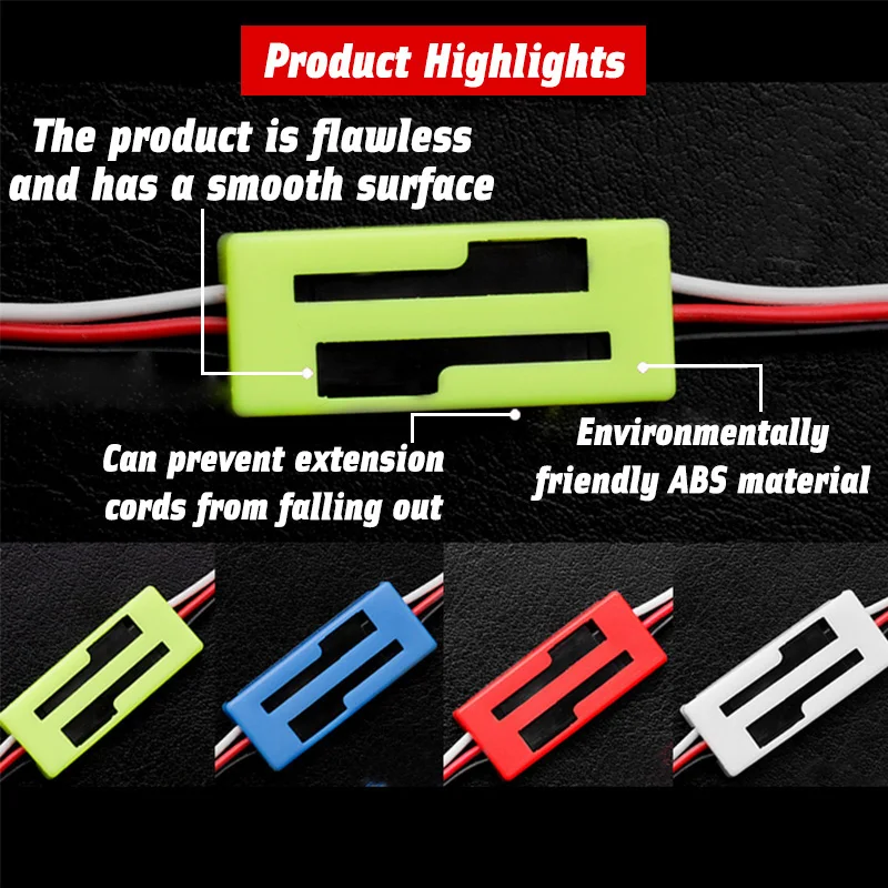 

10 Pair Micro Servo wire buckle Plug protector Prevents loose snaps Micro Line buckle Environmental protection