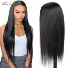 Бразильский парик, прямой U-образный парик, парик из человеческих волос 2x4 дюйма, натуральные машинные парики, прямой парик для женщин, человеческие волосы VIPbeauty