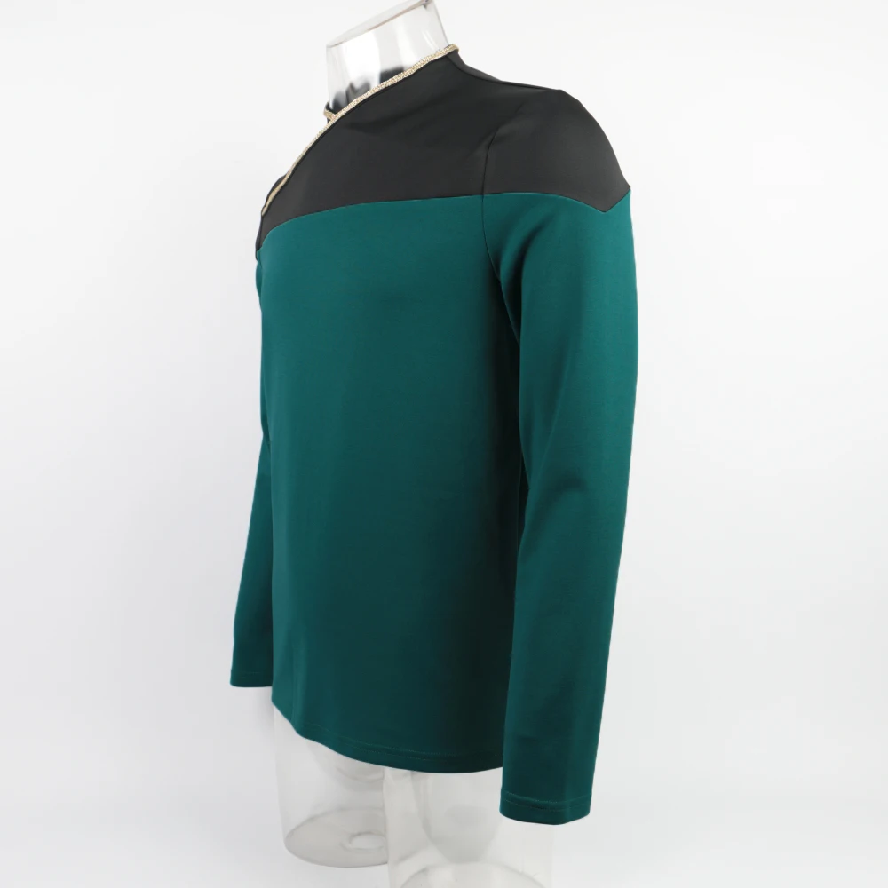 Звезда TNG капитан Пикард трек красный Униформа Топ куртка Voyager DS9 Желтый костюмы для косплея Хэллоуин Вечерние