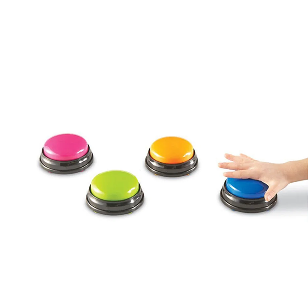 Детская интерактивная игрушка для записи беседы Button фонограф ответчик зуммеры