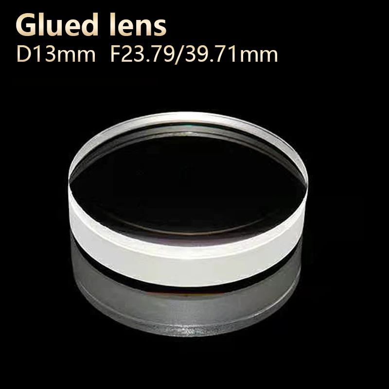 

Glue lenses Microscope eyepiece telescope Achromatic DIY Photo agglutination stage lights D13mm F23.79mm