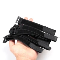 1020pcs reusable fishing rod tie holder strap suspenders fastener loop belts hook loop cable cord ties belt fishing accessories