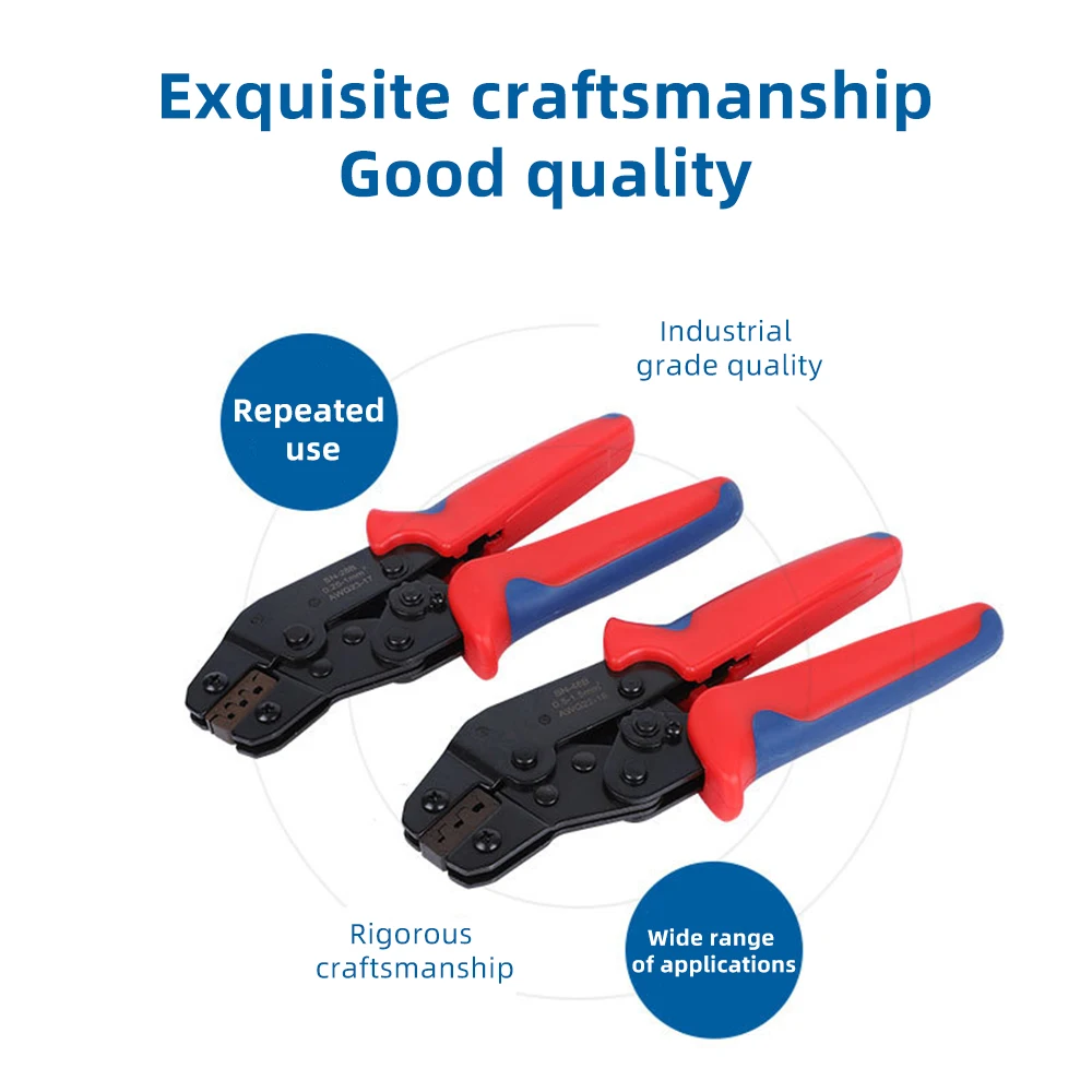 

Wire Crimping Plier Dies Wire Crimper Crimping Tools Ratcheting SN-28B Crimp Plier Portable Wire Crimper Cable Connector