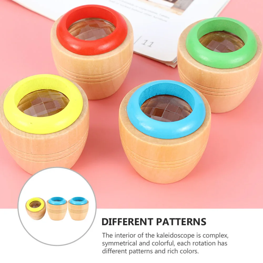 

3pcs Kids Kaleidoscope Toys Kids Educational Toys Rotating Toys (Random Color)