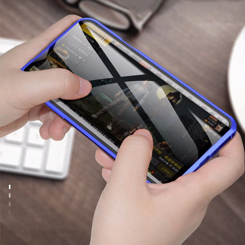 360° Full Protection Magnetic Case For Samsung Galaxy A50 A30 Double Sided Tempered Glass Cover A30S |
