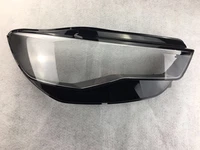 front headlight cover for audi a6 c7 car lens glass transparent lampshade bright head light caps lamp shell 2015 2018