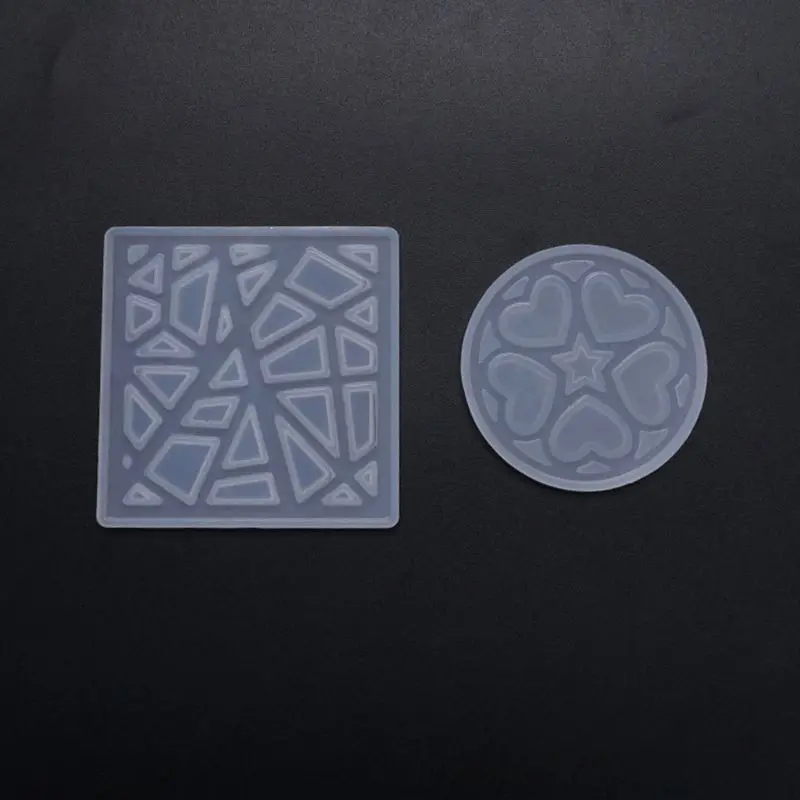 

Crystal Epoxy Resin Mold Irregular Love Heart Printing Casting Mould DIY Crafts