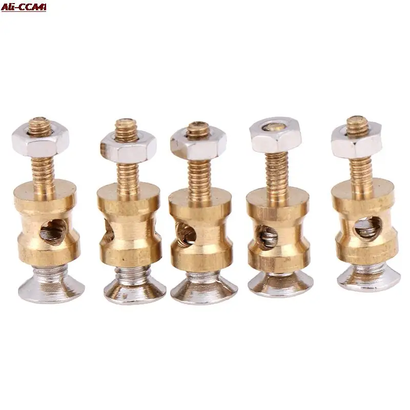 

10Pcs Brass Linkage Stopper for 2.1mm Pushrod Connector for RC plane Model Suitable for D1.8/D1.9/ D2.0mm