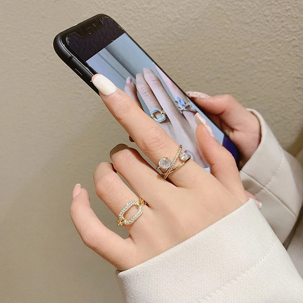 

Punk Fashion And Personality Style Hollow Shape Rings Woman Beautiful Birthday Present