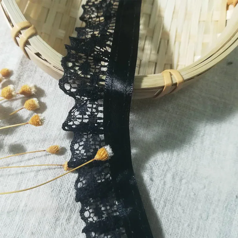 1 Размер Высококачественная кружевная ткань 3 см гипюр ремесла вышивка швейной
