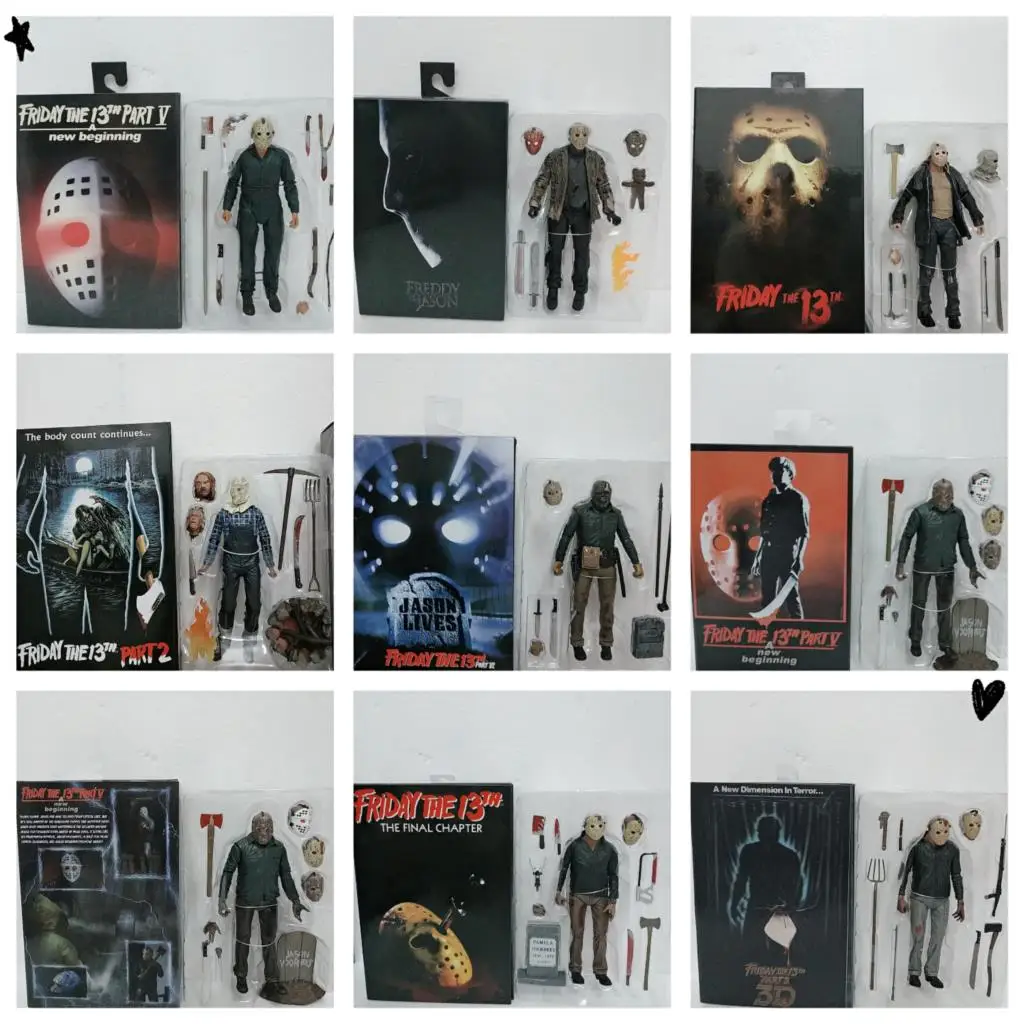 

NECA Friday Toys NECA Action Figure Freddy Jason Voorhees Action Figure Toy Doll Christmas Birthday Gift