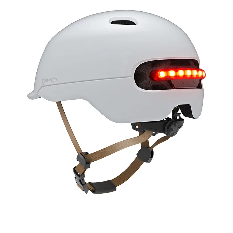 Electric Scooter Safety Helmet with Smart LED Warning Flash for Xiaomi M365 Pro Skateboard Ninebot E1/E2/E3/E4 | Спорт и развлечения