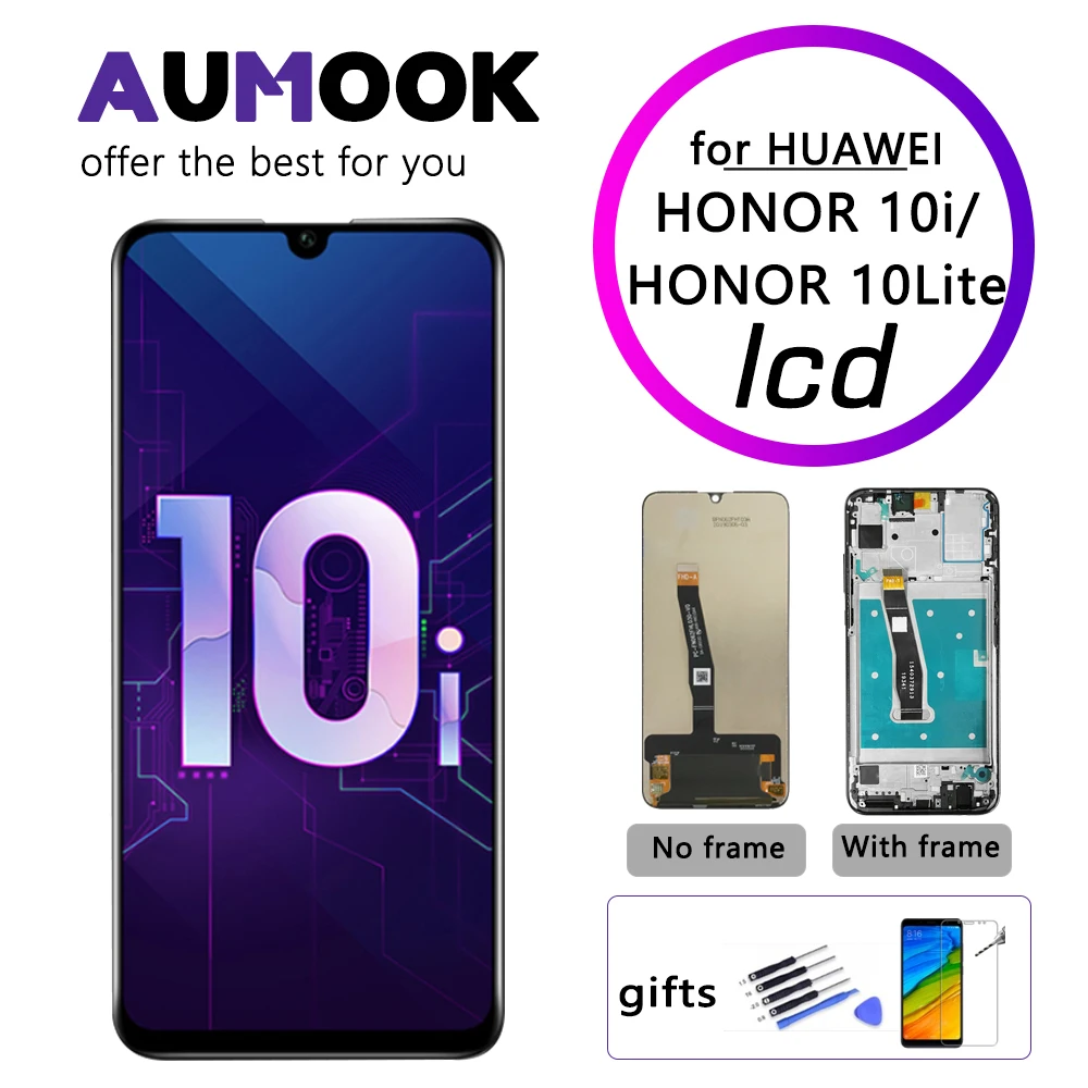 ЖК экран 6 21 дюйма для HUAWEI Honor 10i сенсорный 10 lite сменная рамка|Экраны мобильных
