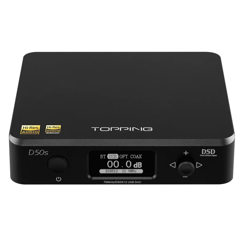TOPPING D50s ES9038Q2M * 2 DAC Bluetooth 5 0 LDAC DSD512 32 бит/768K Hi Res аудио HIFI декодер|Цифро-аналоговые
