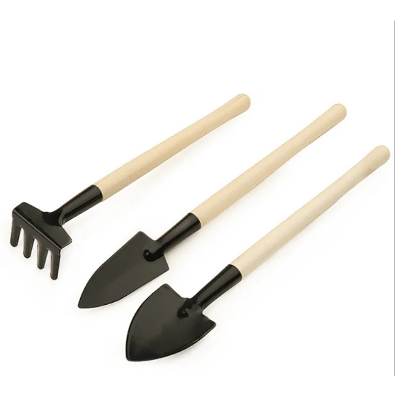 3 шт. мини Лопата для сада с деревянными ручками|tools garden|garden kitpcs set |