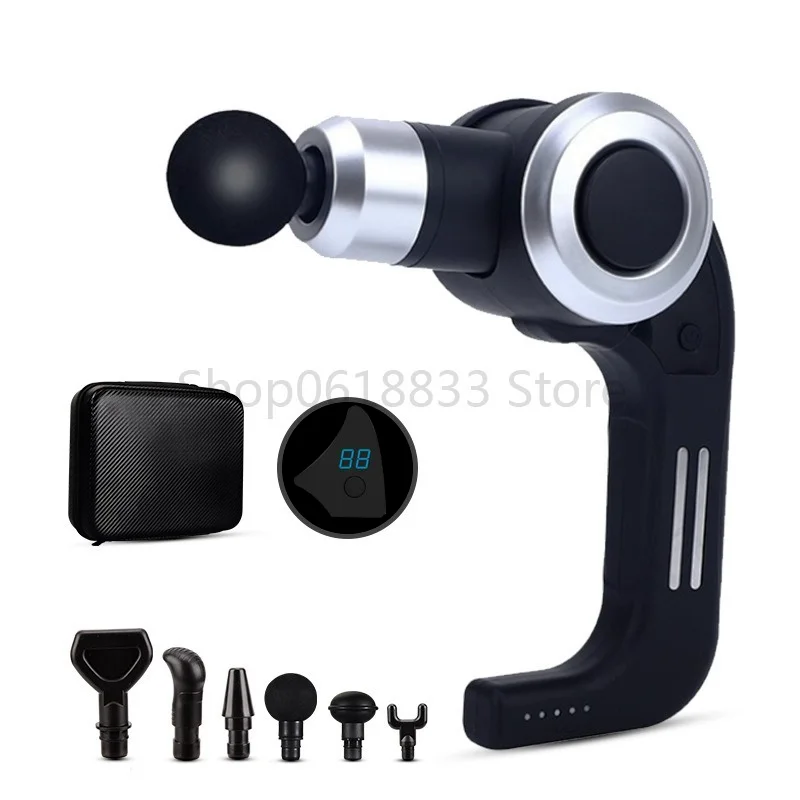 

10 Gear Professional Massage Gun Electric Muscle Body Massager Smart Adjustable Heads Fascia Gun Relaxation Pain Relief