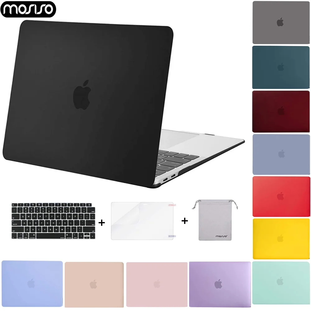 

Laptop Case For MacBook Air 13 Case 2020 M1A2337 A2179 Touch ID Cover For Macbook Pro 13 A2289 A2338 M1 Pro/Max 14 16 15 11 inch