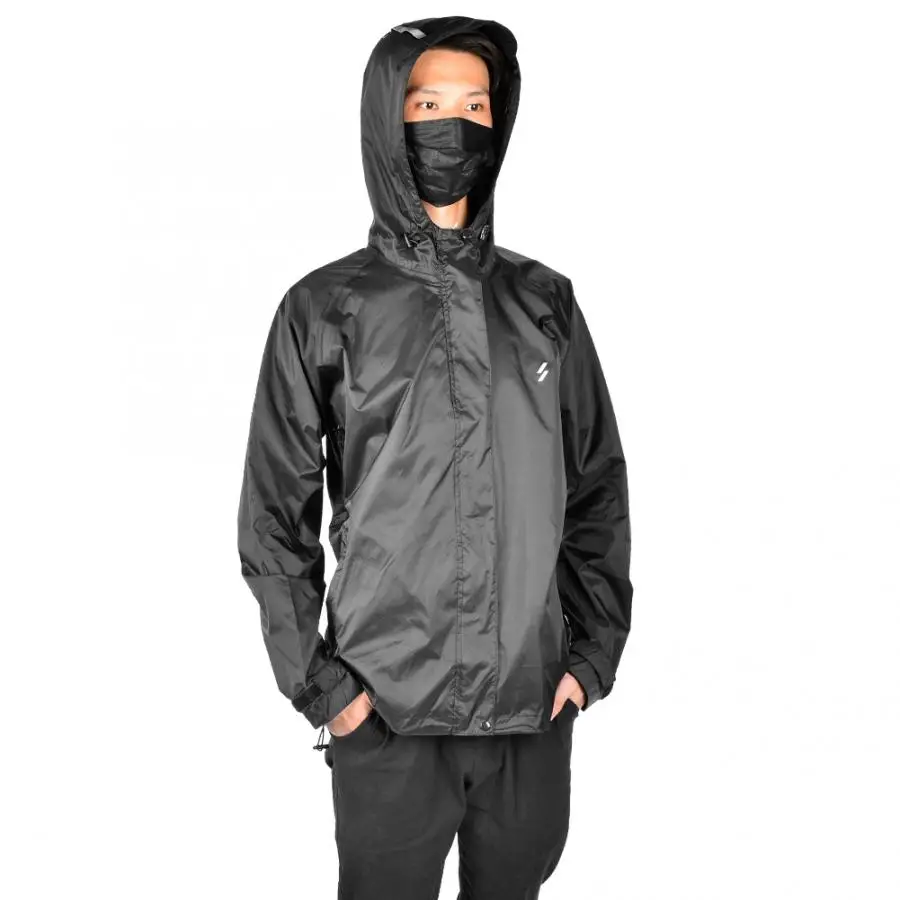 Велосипедная Джерси дождевик со светоотражающими ремешками нейлоновая