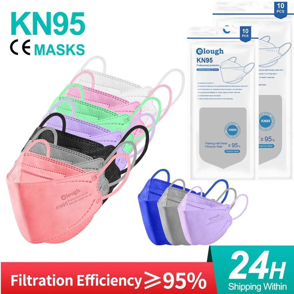 Mascarillas fpp2 colores homologada Испании ffp2mask CE дыхательный фильтр маска ffp2 рыбы Корейская ffp3