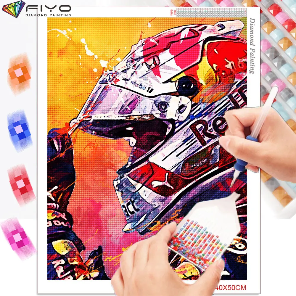 5D алмазная живопись Max f1 Racing полностью Алмазная вышивка мозаика наборы для