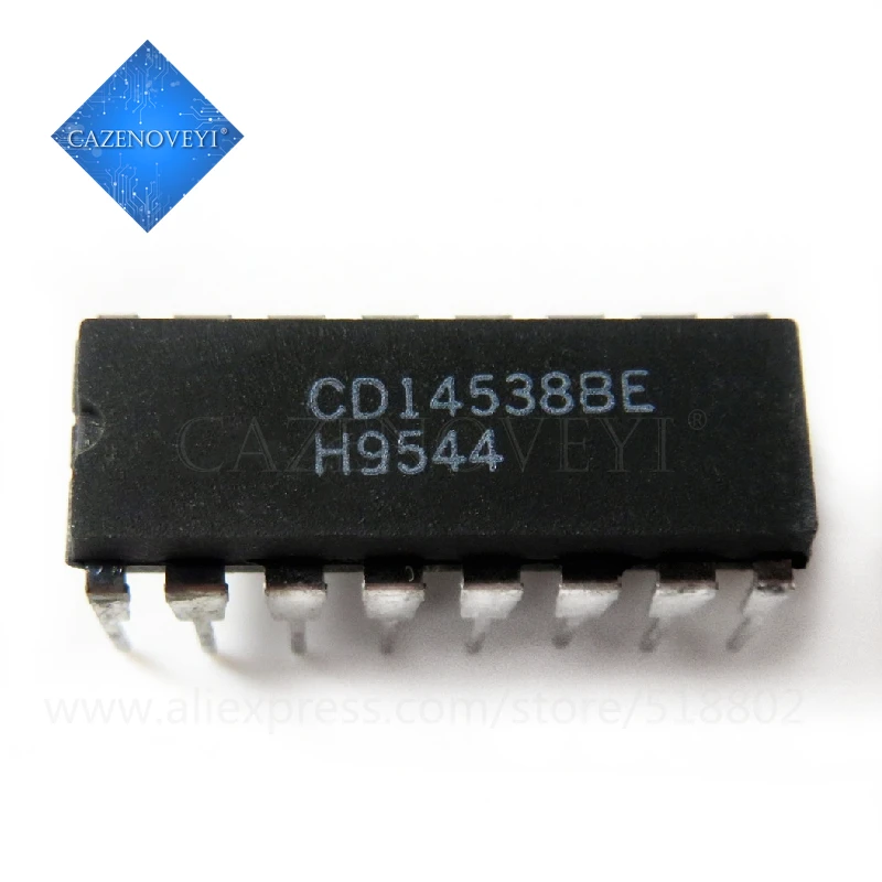 1 шт./лот CD14538BE CD4538BE CD4538UBE CD4538 CD4538BD HEF4538BP HCF4538BE DIP-16 в наличии | Электронные
