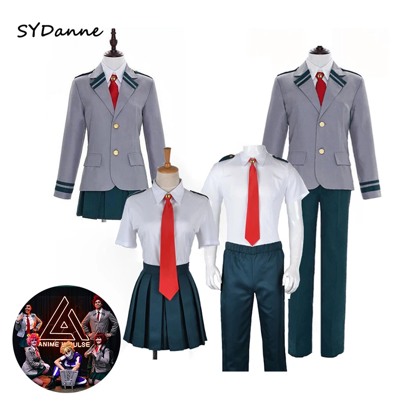 Костюм для косплея боку Моя геройская Академия летняя униформа мидория изюку