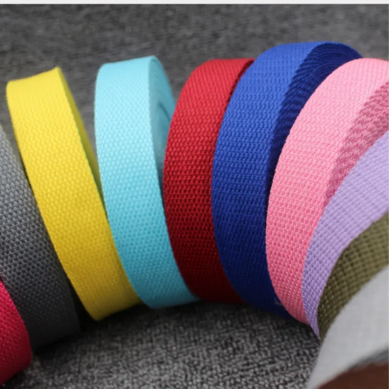 5 Meter 25mm 32mm 38mm   Black Red Yellow Gray Blue  Webbing Case Bag  DIY Shoulder Strap Accessories