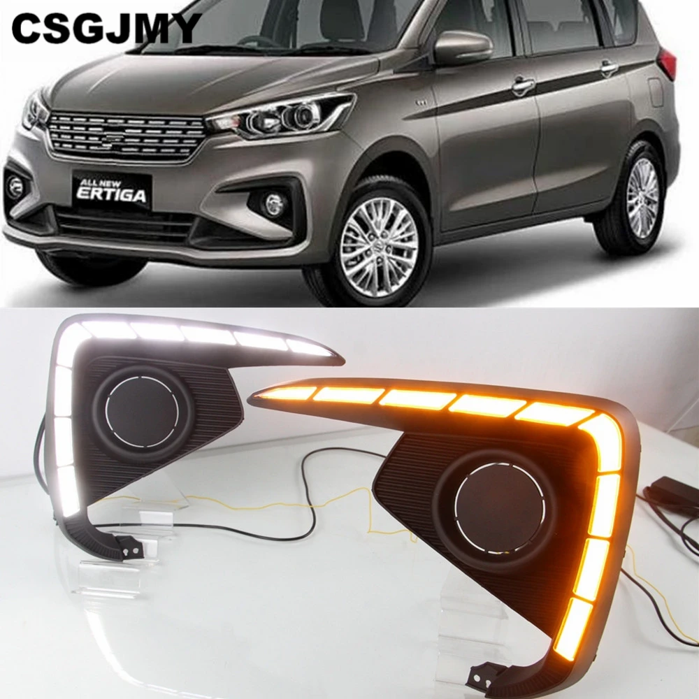 2 шт. Светодиодный дневной светильник Дневной s для Suzuki Ertiga 2018 2019 DRL