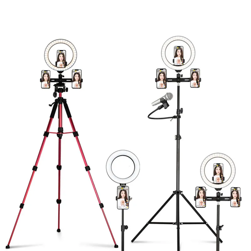 Светодиодный кольцевой светильник для селфи 16/26 см настольная лампа студии