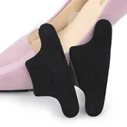 Силиконовая подкладка для заднего каблука, 3 цвета, T-образные антифрикционные гелевые подушечки, стельки, высокие захваты для танцевальной обуви, вставки для обуви