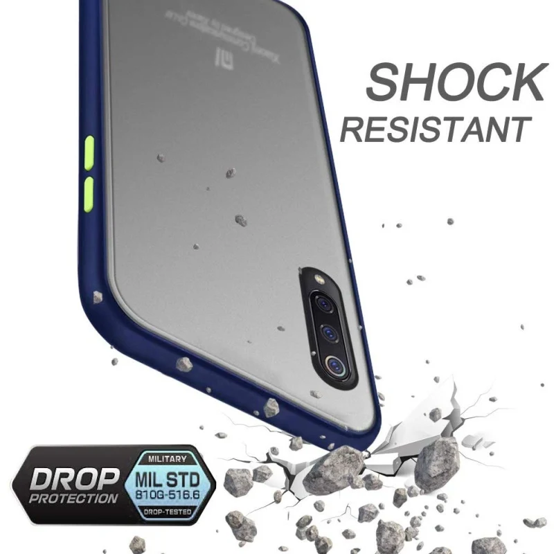 Case For Xiaomi MI 9 Lite 9T K20 Pro Matte Transparent Silicone Shockproof Armor Cover A3 CC9 |