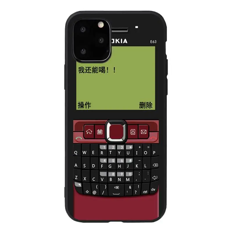 

Retro Camera Nokia Phone Case For Apple iphone12 Pro Matte 7 8 PLUS Xs Max XR Protective Cover 11 PRO MAX Shell