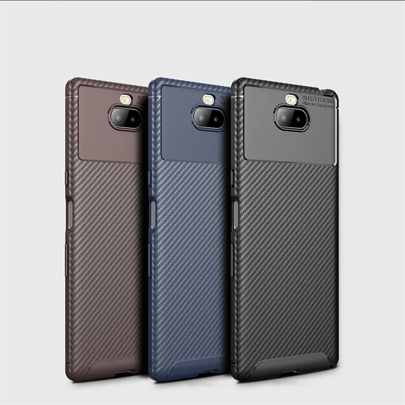 Чехол для телефона Sony Xperia 10 Plus силиконовый чехол мягкий ударопрочный задняя