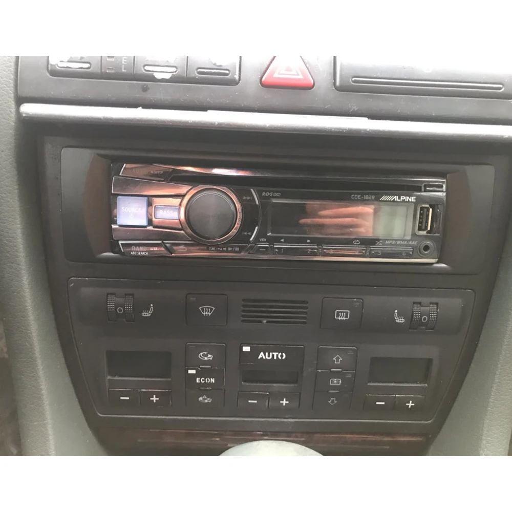 1 Din аудио рамка для 2003 Audi A6 DVD устанавливаемая облицовочная панель| |