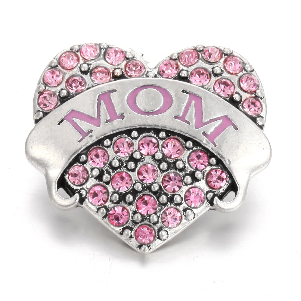 6 шт./лот новые ювелирные изделия с кнопками 18 мм большими стразами пчела сердце