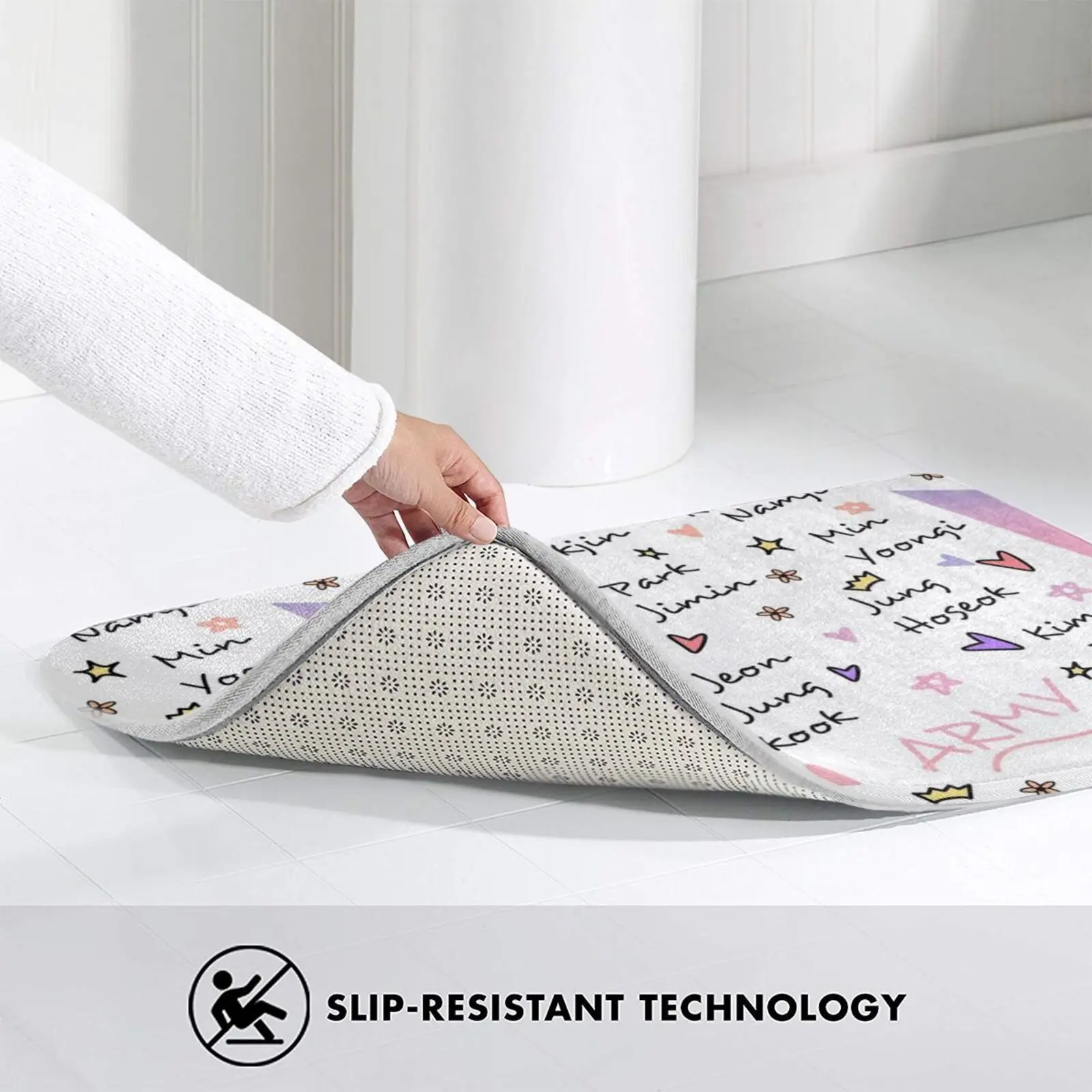 

X Army Doodle Pattern Carpet Mat Rug Cushion Soft Army Army Tumblr Jungkook Taehyung V Jimin Jhope Suga Yoongi Namjoon Jin